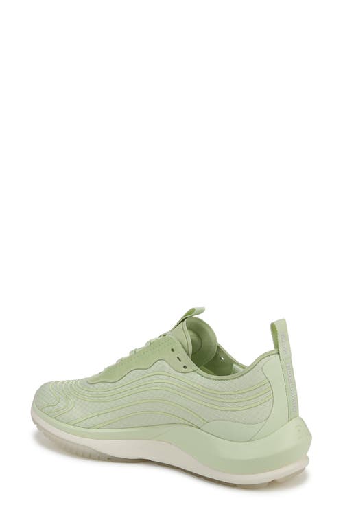 Sam Edelman Miles Lace Up Performance Sneaker Citrus Lime Mesh In Green