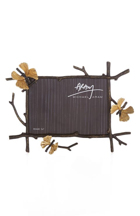 Butterfly Ginkgo Picture Frame