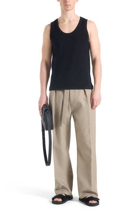 Justin Ribbed Cotton Vest