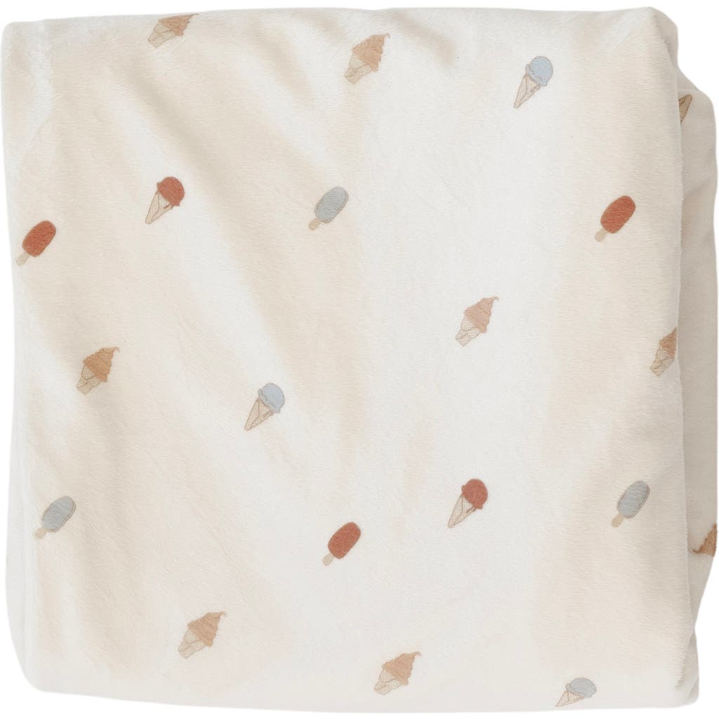 Saranoni Minky Hooded Towel In Multi