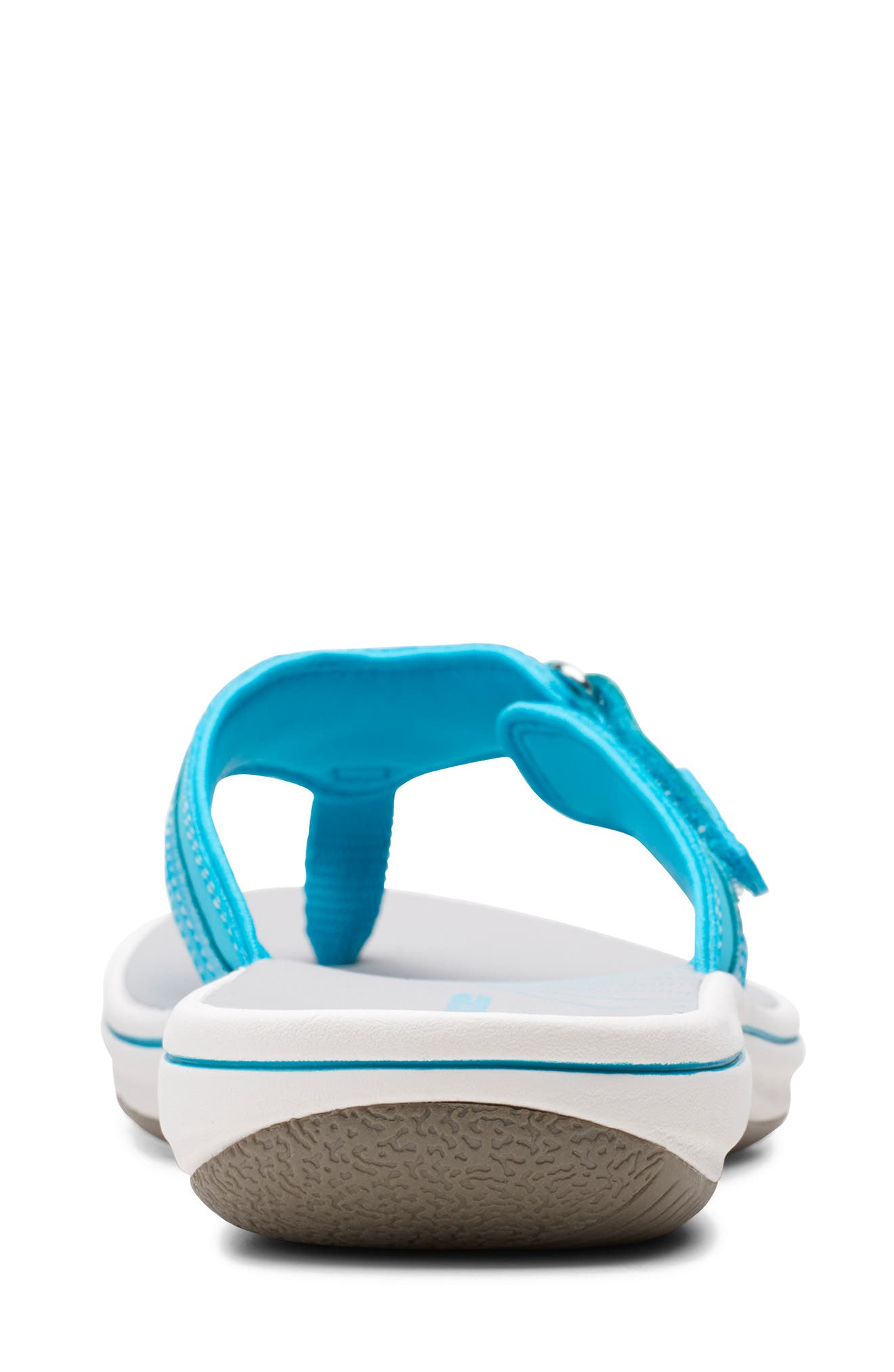 Clarks<sup>®</sup> Breeze Sea Flip Flop Sandal, Alternate, color, Aqua Synth