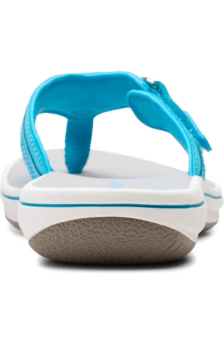 Clarks<sup>®</sup> Breeze Sea Flip Flop Sandal, Alternate, color, Aqua Synth