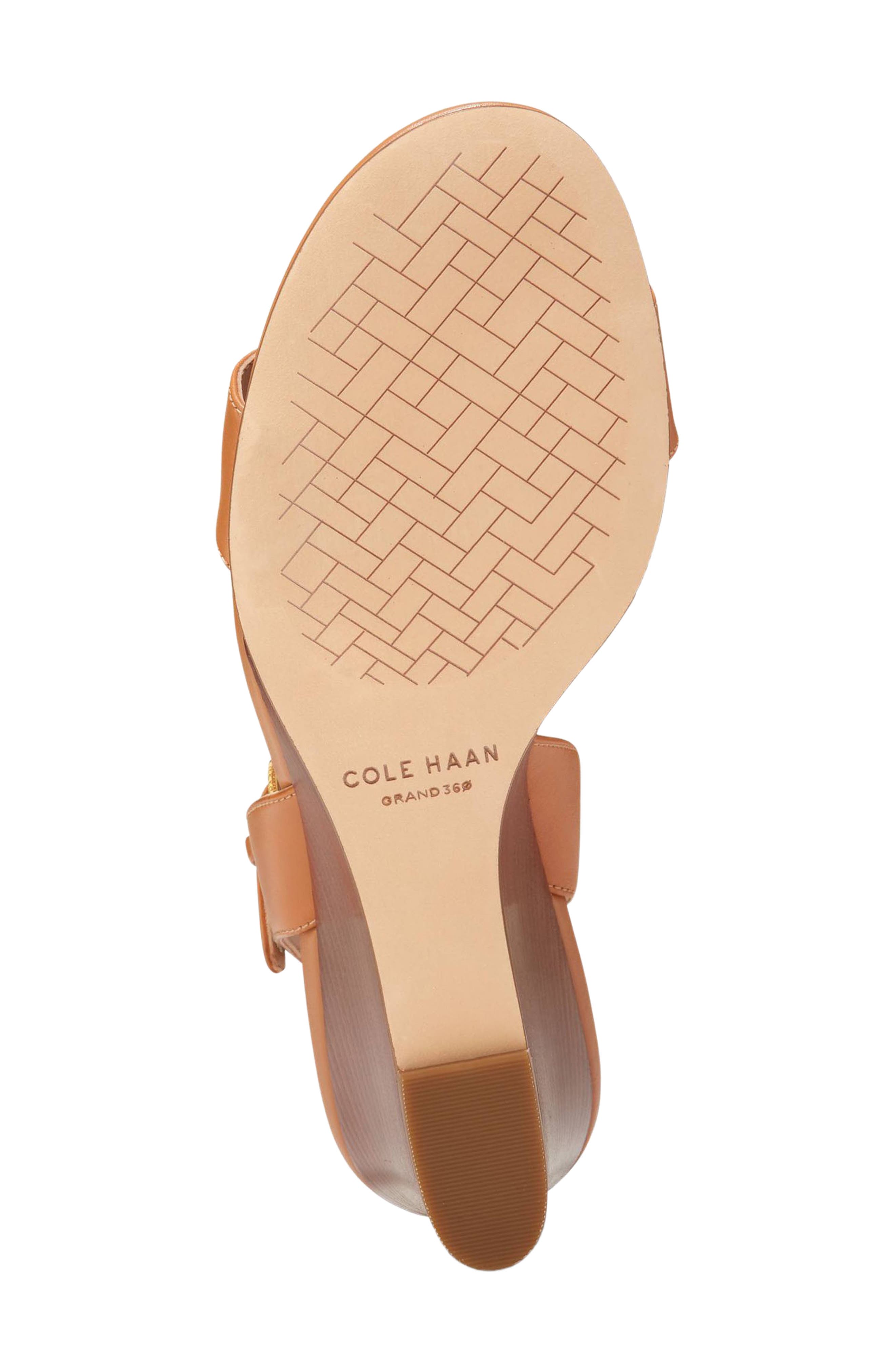 Cole Haan Josie Wedge Sandal, Alternate, color, Pecan Ltr