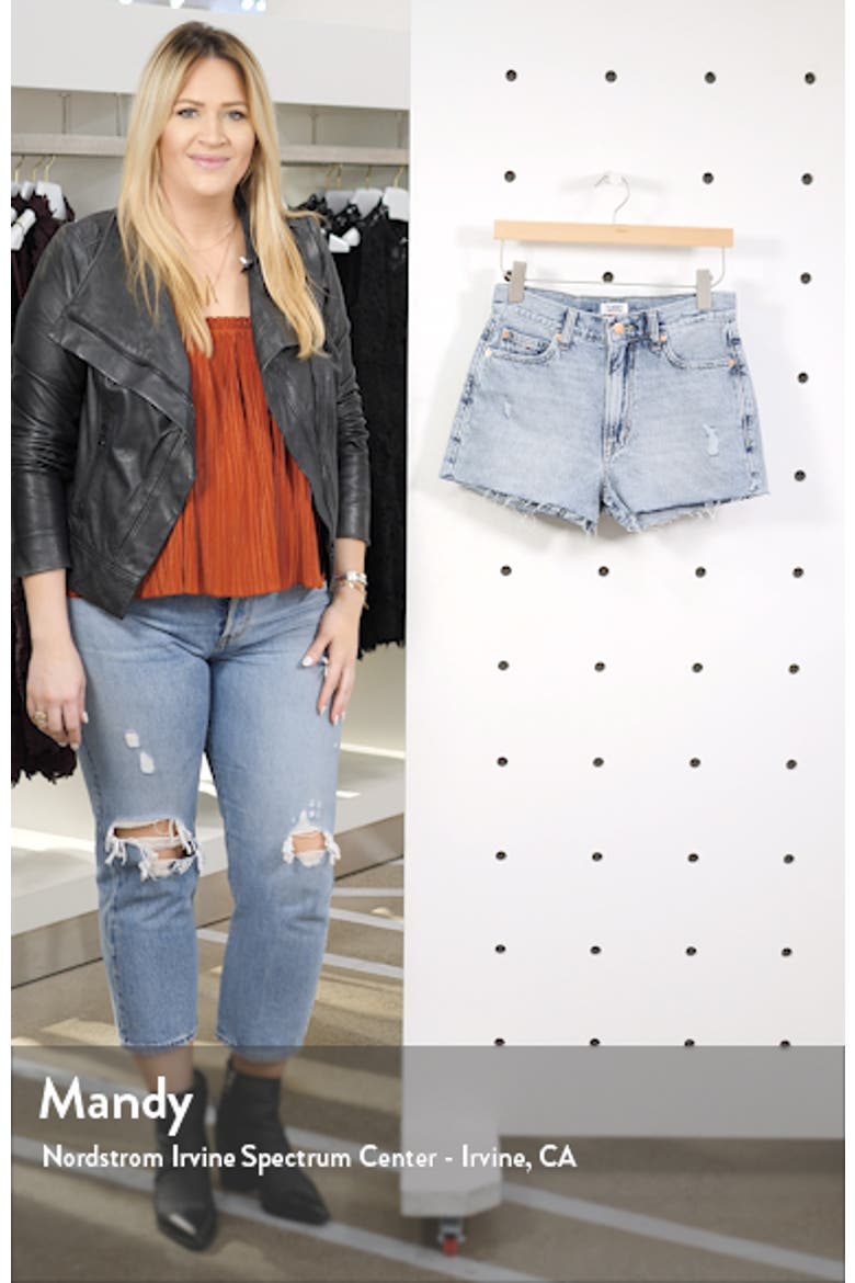 Cutoff Denim Shorts video