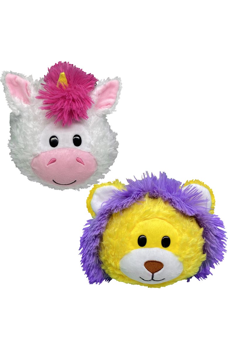 FlipaZoo Magic Tails White Unicorn To Yellow Lion 2 In 1 Animal Plush, Alternate, color, Multicolored