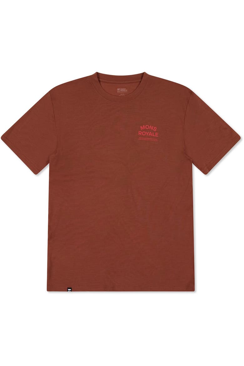 Icon Merino T-Shirt - Men's, Alternate, color, Cinnamon