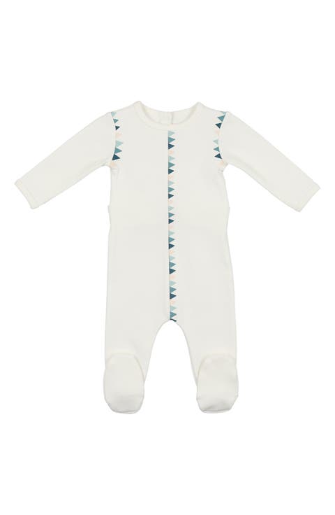 Triangle Cotton Blend Footie (Baby)