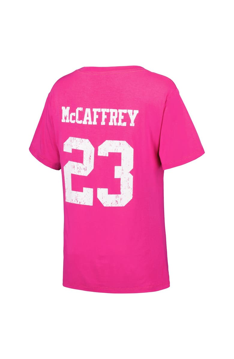 Majestic Threads Women's Majestic Threads Christian McCaffrey Pink San Francisco 49ers Name & Number T-Shirt, Alternate, color, Pink