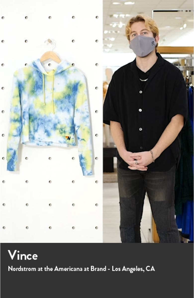 Tie Dye Crop Hoodie, sales video thumbnail