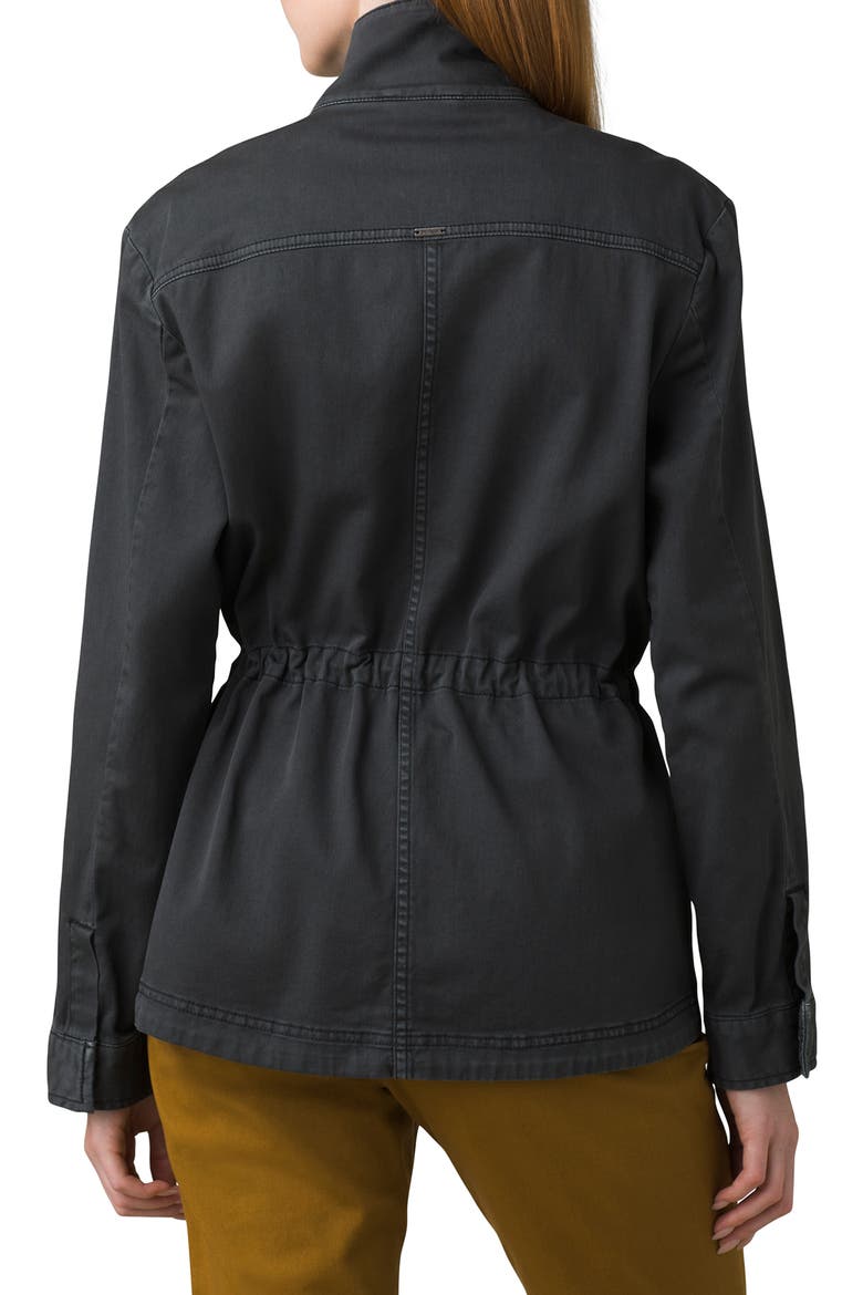 Sancho Organic Stretch Cotton Utility Jacket, Alternate, color, CHARCOAL