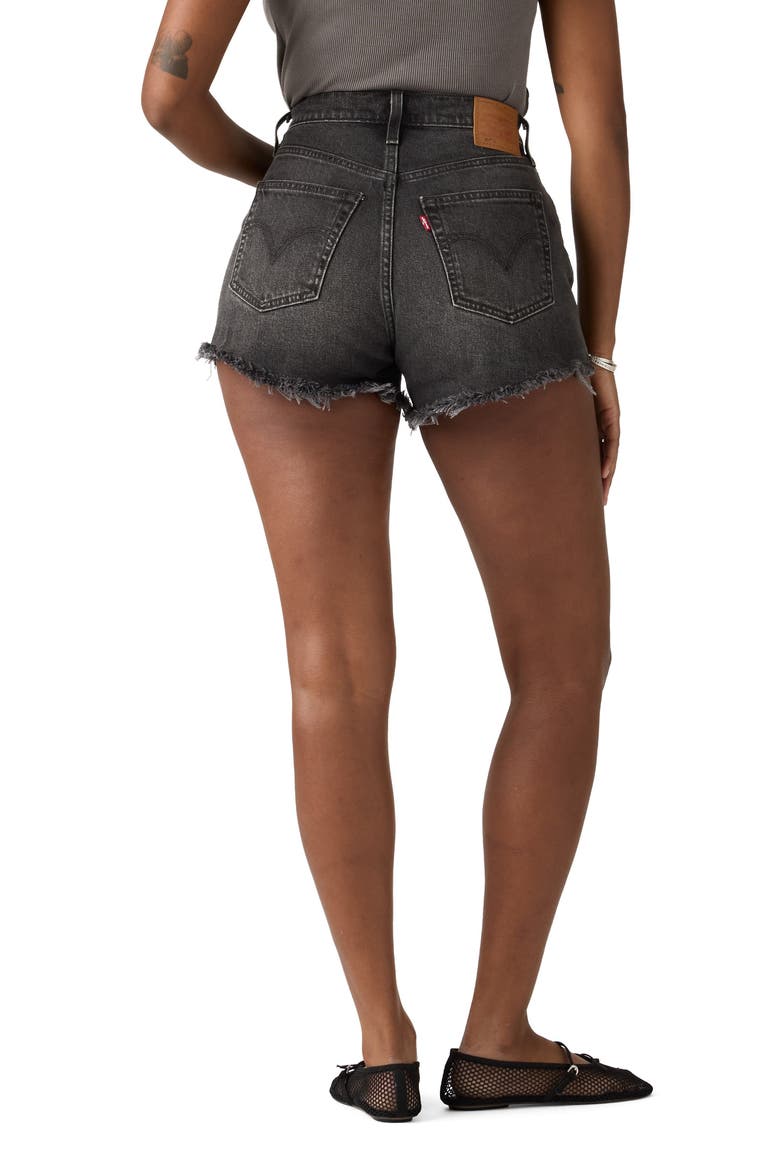 501® Curve Cutoff Denim Shorts, Alternate, color, STEP ON IT