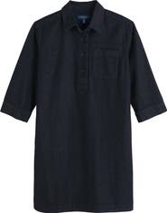 Seasalt Cornwall Guidebook Organic Cotton & Linen Denim Shirtdress