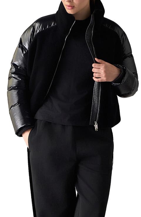 Queens Mix Media 800 Fill Power Down Jacket
