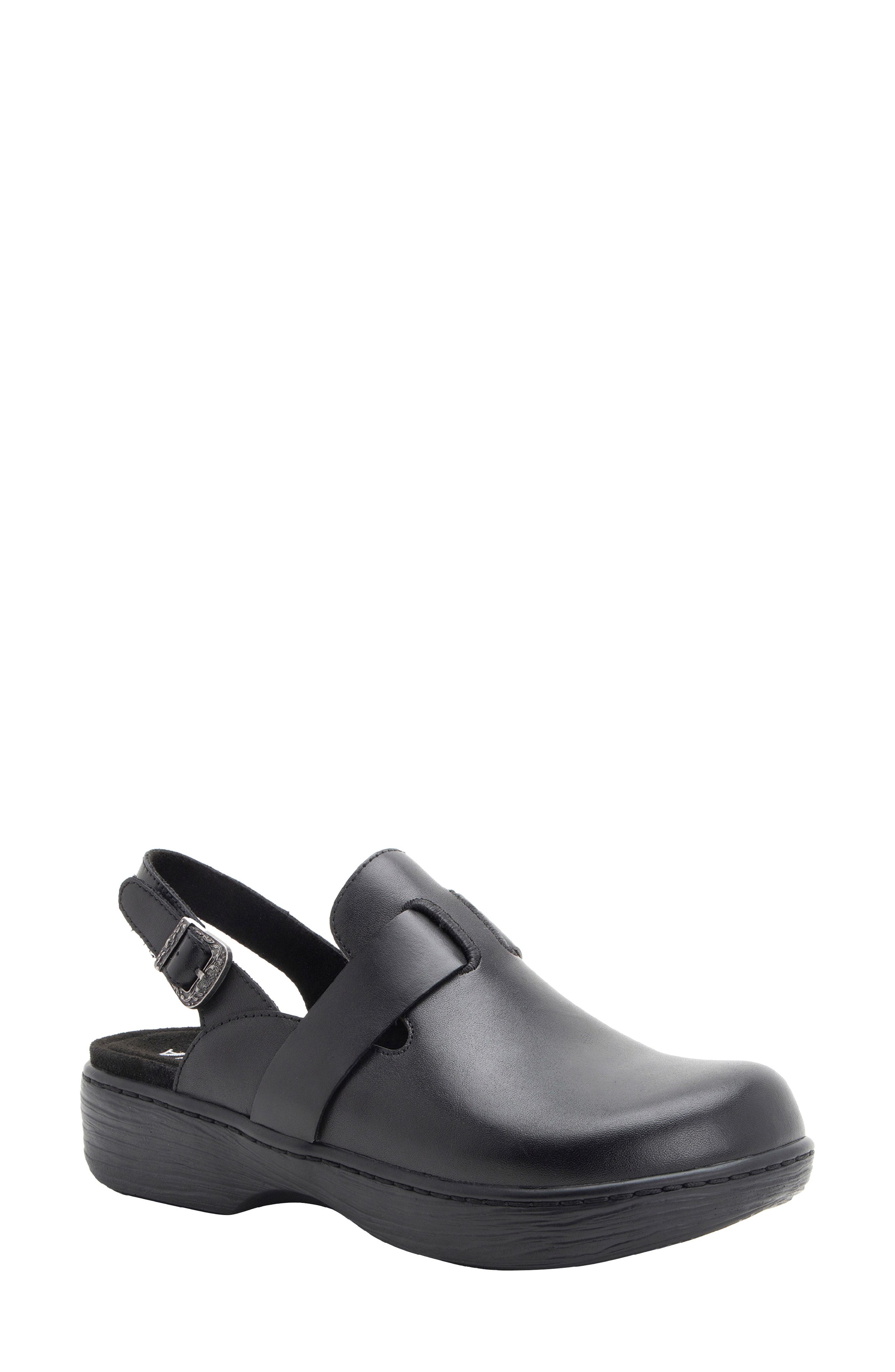 Olanna Slingback Clog, Main, color, 6692 SMOKED BLACK