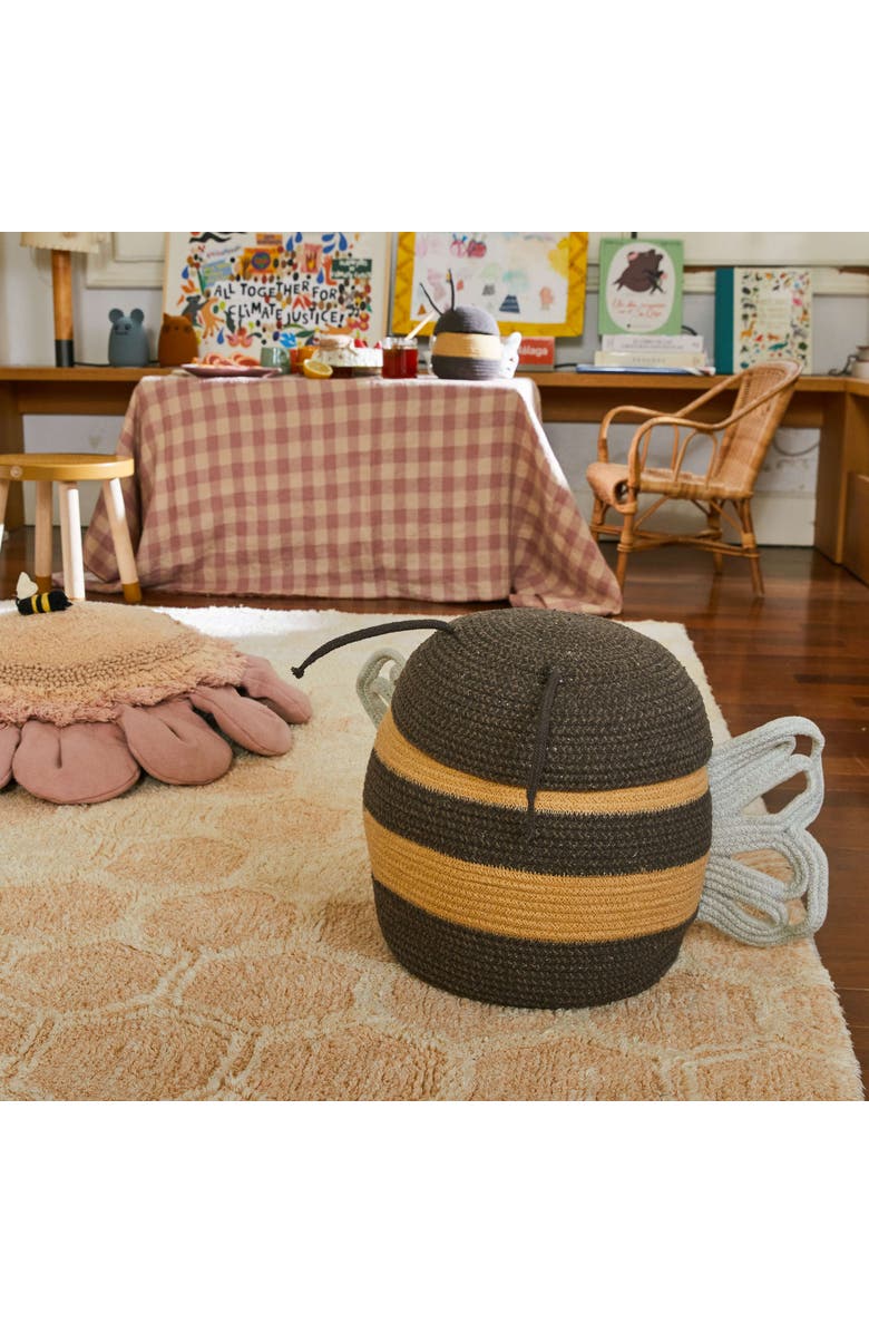 Lorena Canals Basket Mama Bee, Alternate, color, Honey