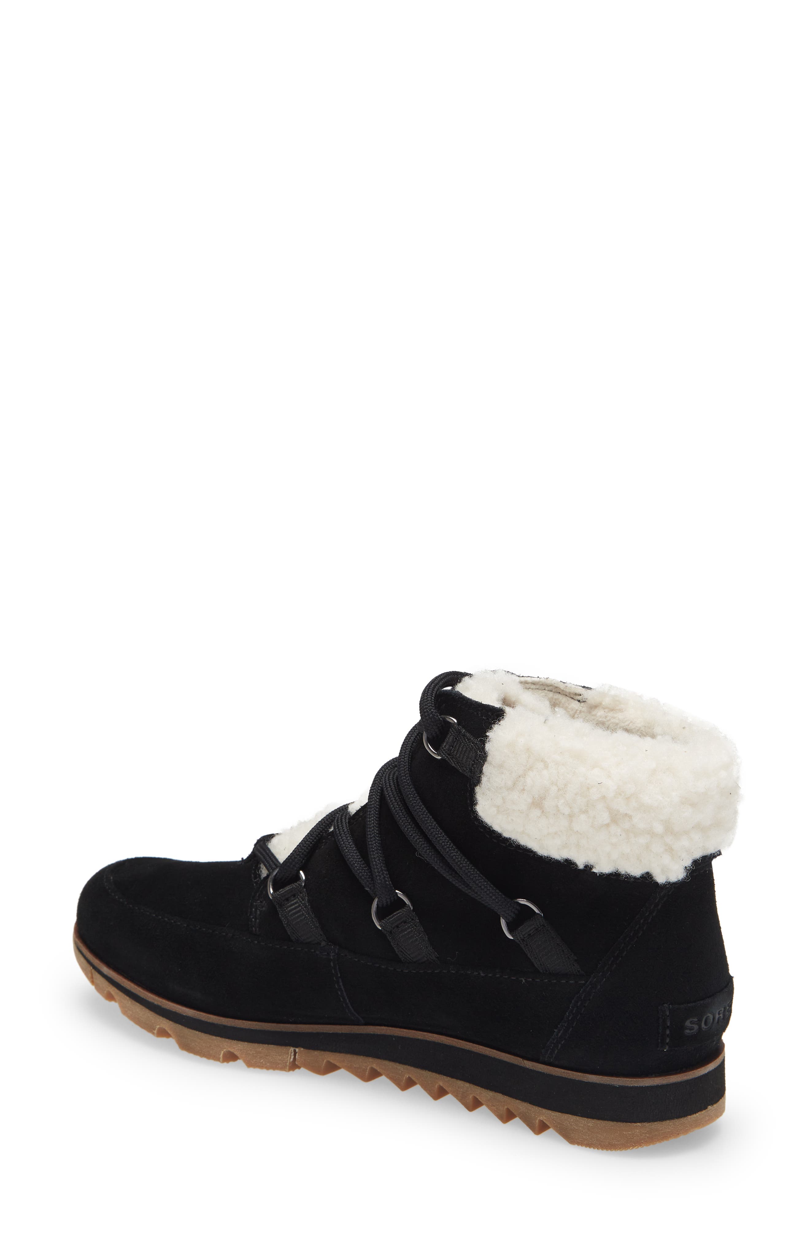 SOREL Harlow<sup>™</sup> Waterproof Faux Shearling Lined Chelsea Bootie, Alternate, color, 