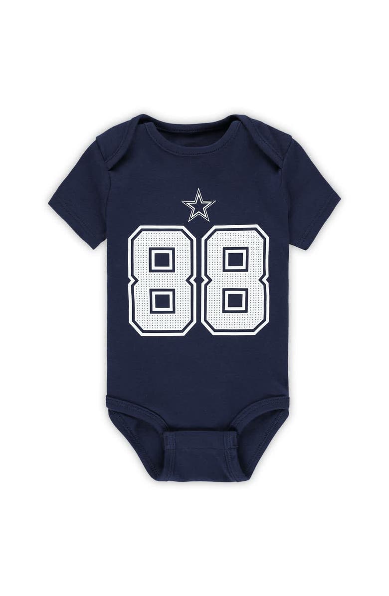 Nike Newborn & Infant Nike CeeDee Lamb Navy Dallas Cowboys Player Name & Number Bodysuit, Alternate, color, Navy