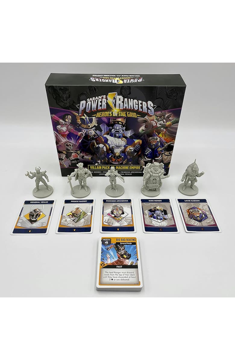 Renegade Game Studios Power Rangers Heroes Of The Grid Villain Pack #2 Machine Empire Expansion, Alternate, color, Multicolored
