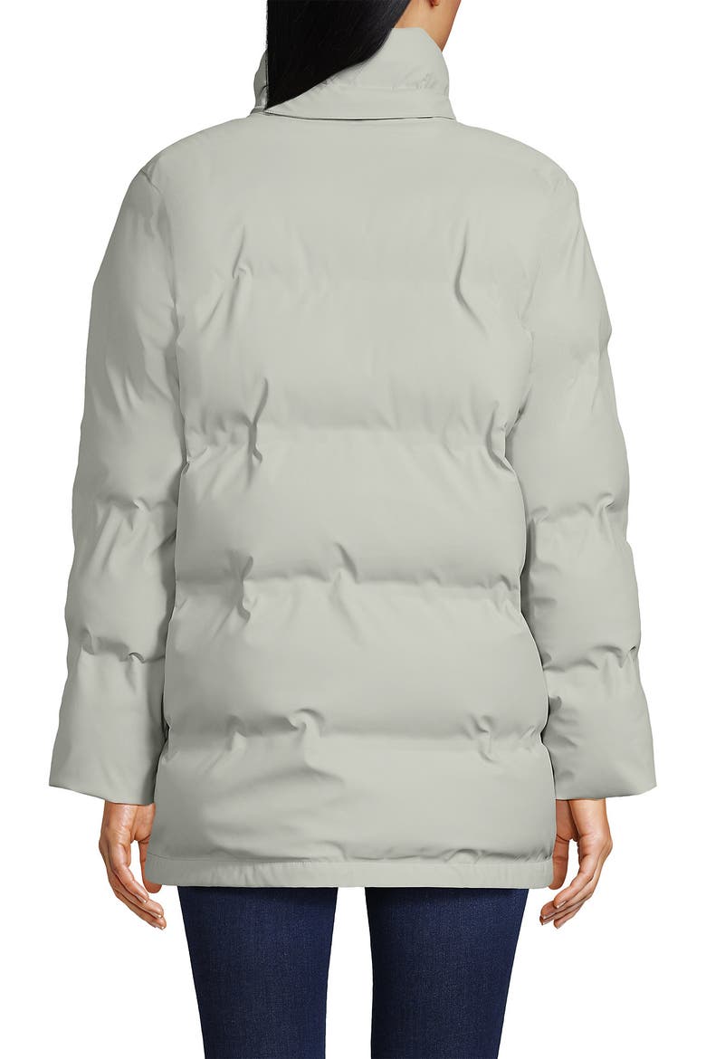 Squall Insulated Slicker Puffer Jacket, Alternate, color, Soft Silver