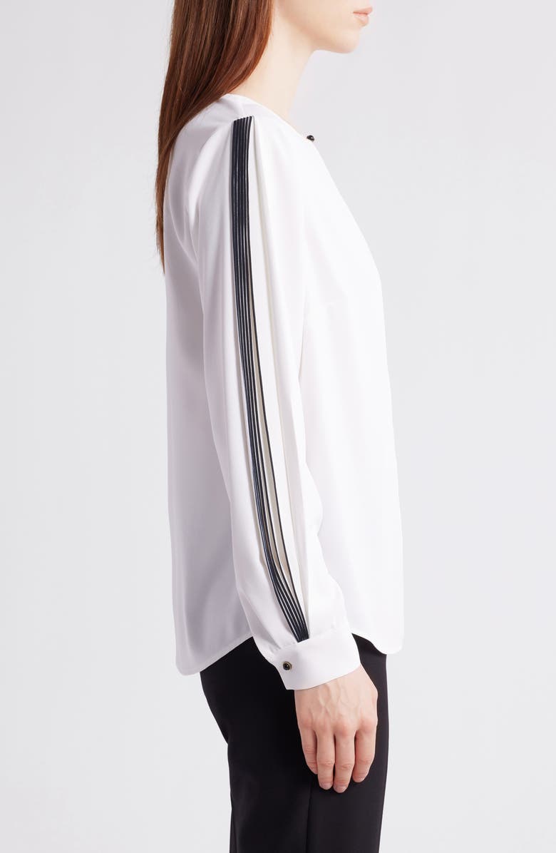 Elie Tahari The Ellis Contrast Top, Alternate, color,