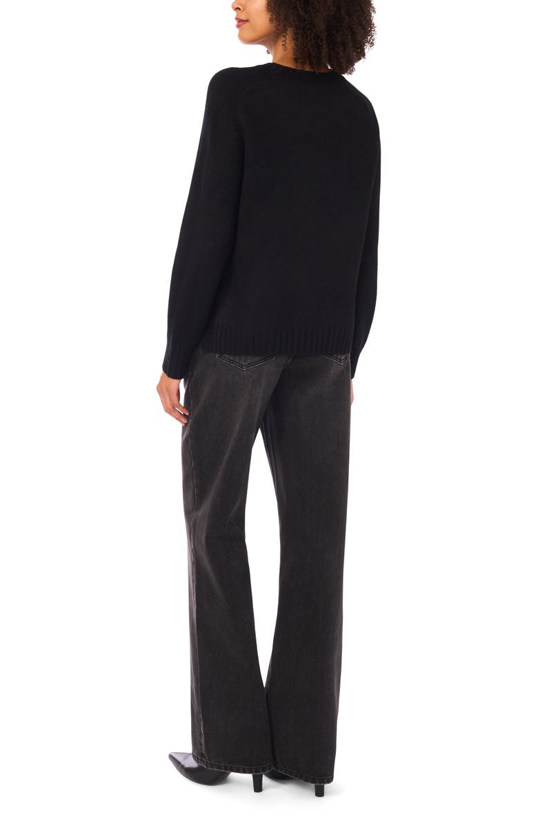 Halogen<sup>®</sup> Cozy Pullover Sweater, Alternate, color, Rich Black