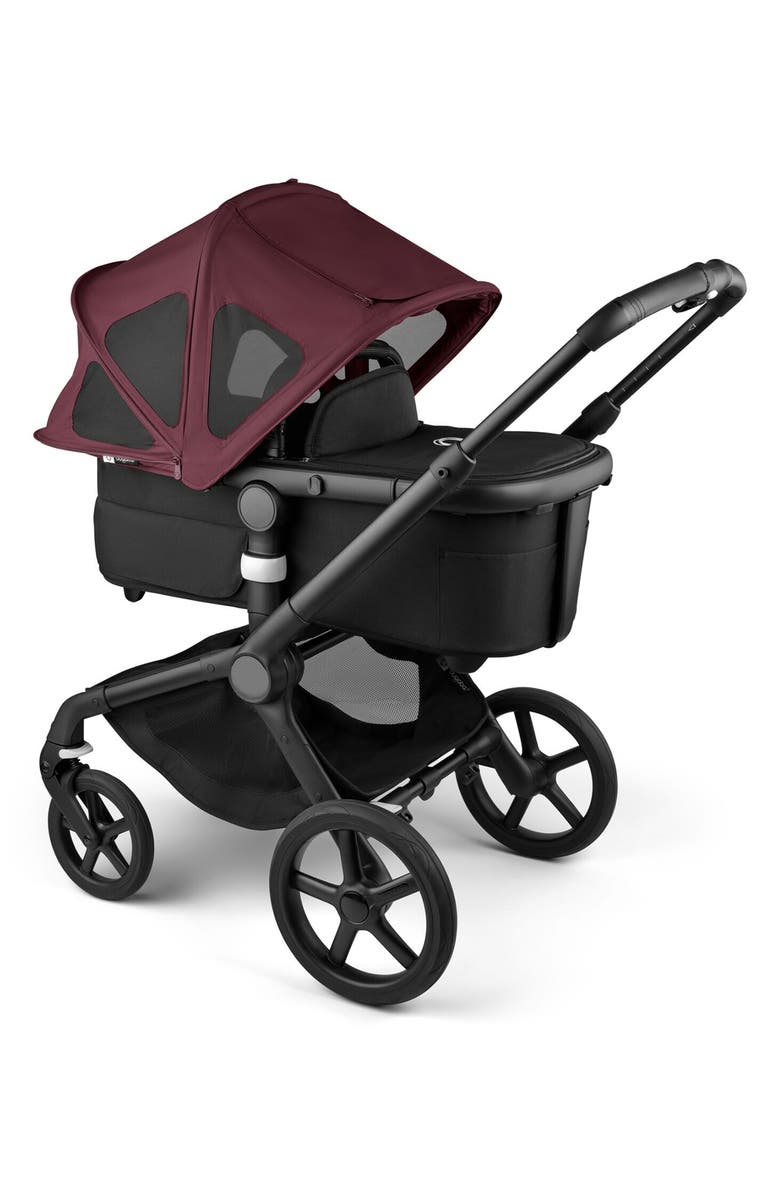 Bugaboo Breezy Sun Canopy for Kangaroo, Fox 5 or Cameleon 3 Strollers, Alternate, color, Dark Cherry