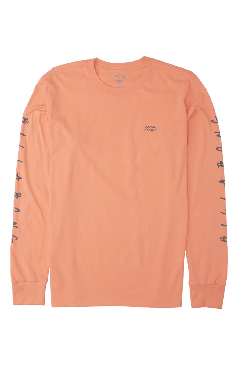 Billabong Men's Unite Long Sleeve Logo Graphic Tee, Alternate, color, 