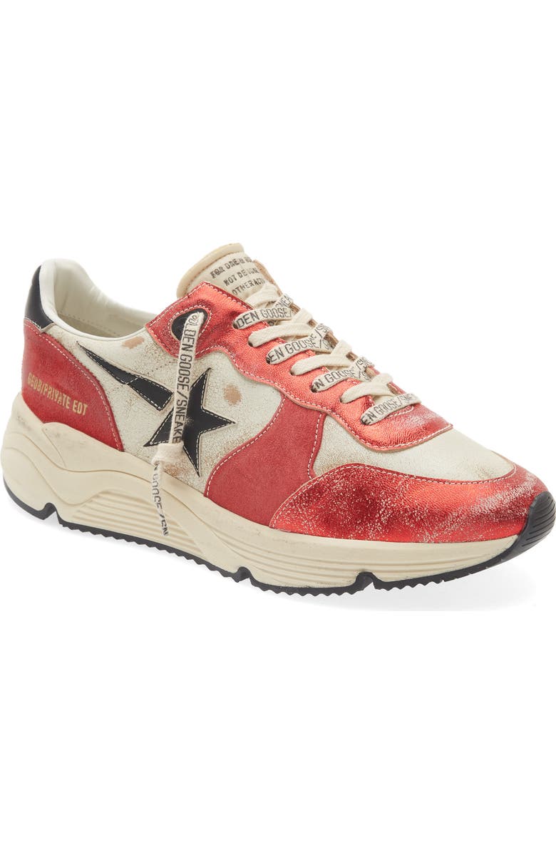 Golden Goose Running Sole Suede Sneaker, Main, color,