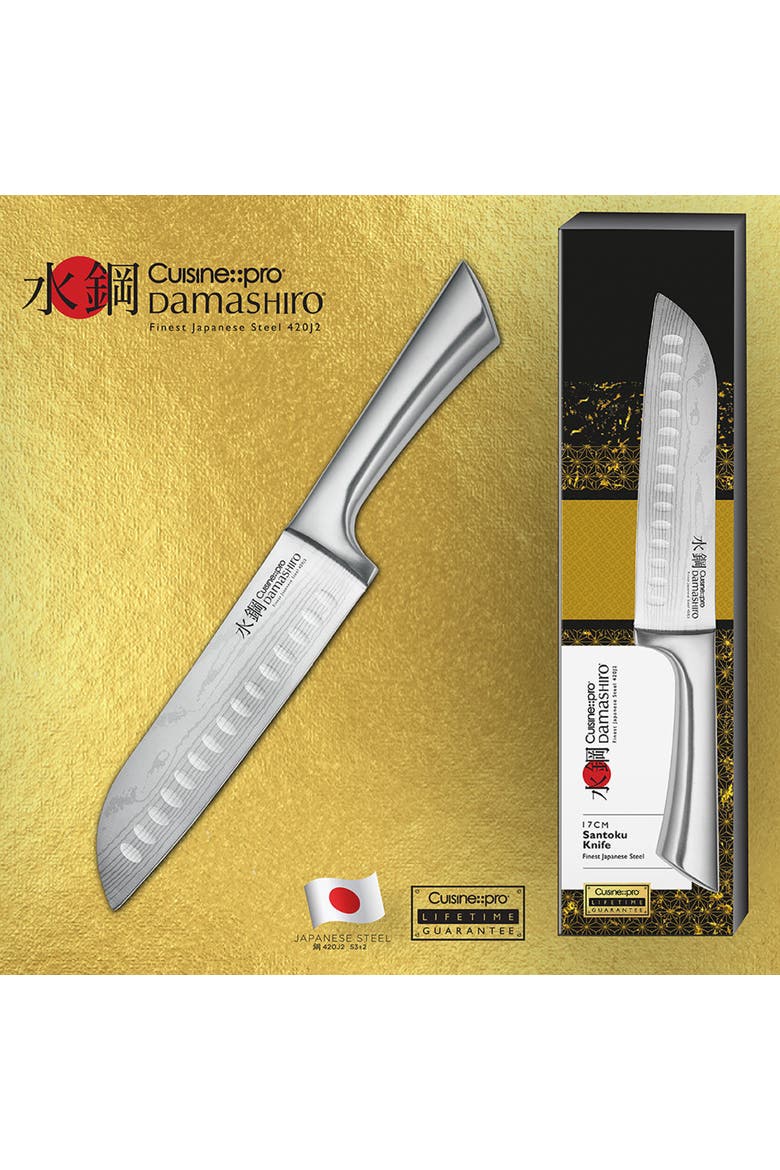 Damashiro® 6.5" Santoku, Alternate, color, Silver