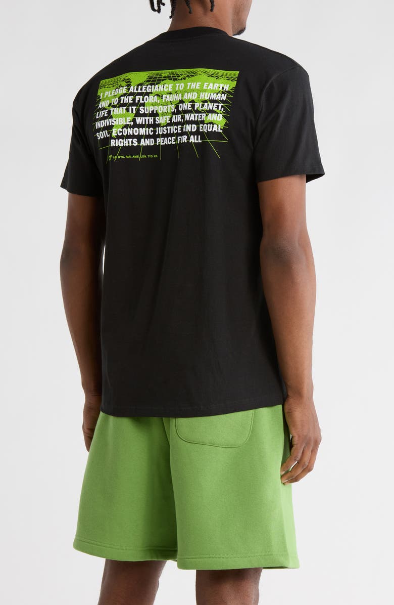 Obey Pledge Allegiance Graphic T-Shirt, Alternate, color, Black