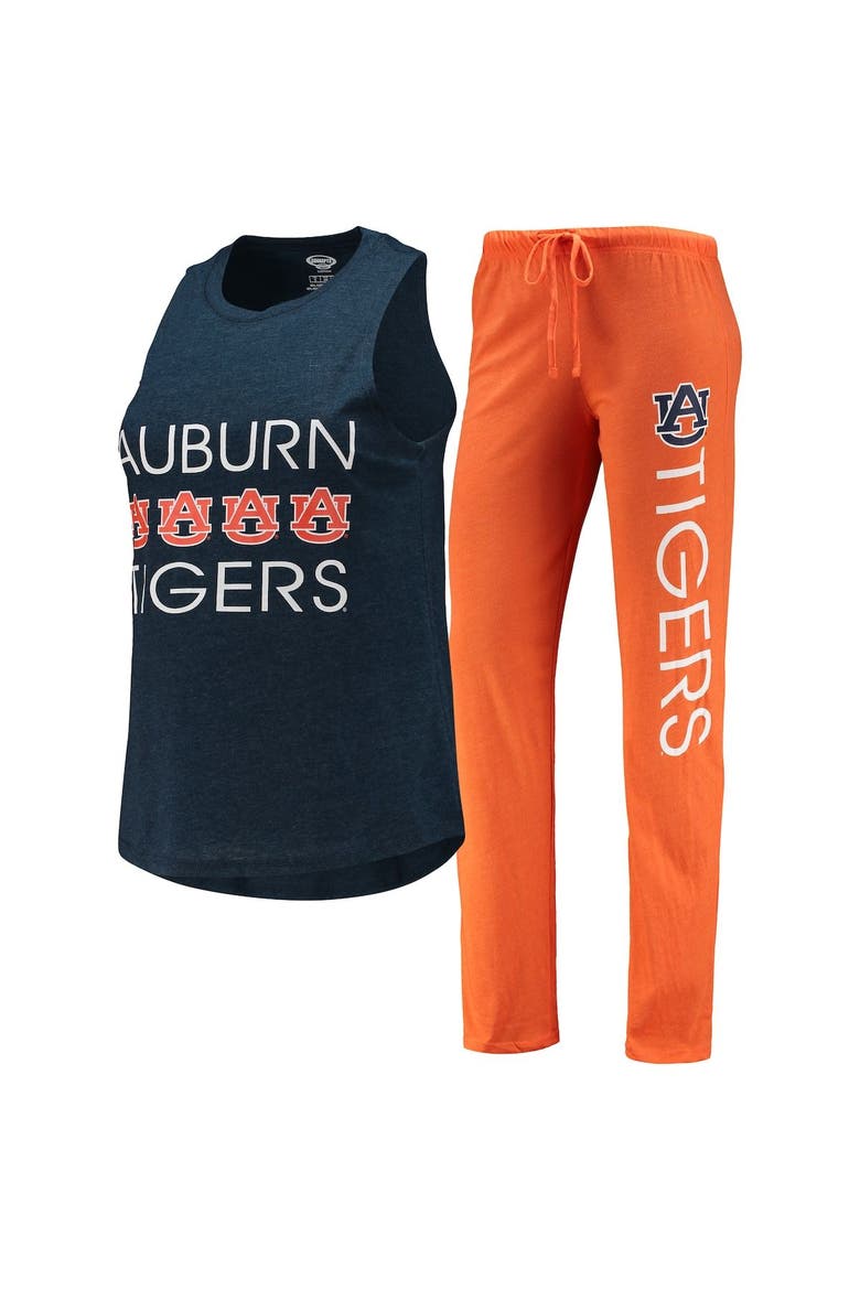 Women's Concepts Sport Orange/Navy Auburn Tigers Tank Top & Pants Sleep Set, Main, color, Orange