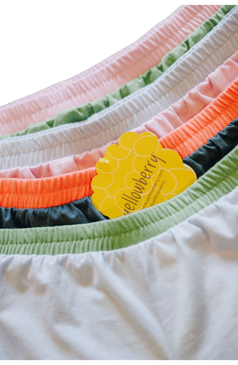 Yellowberry Bliss Cotton Short, Alternate, color, Pebble