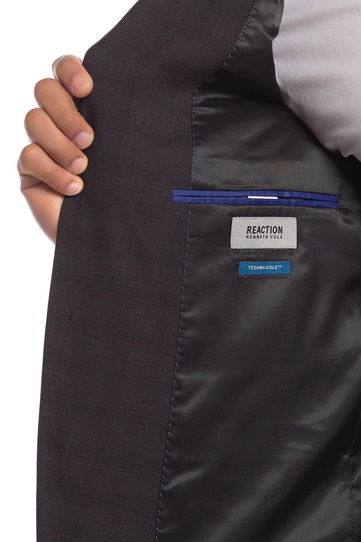 Reaction Kenneth Cole Plaid Techni-Cole Performance Slim Fit Suit (Men ...