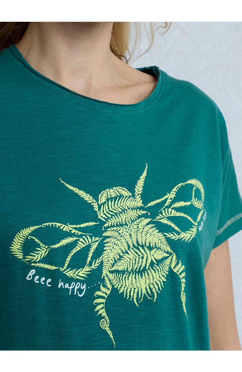 Weird Fish Fern Bee Front Print Graphic T-Shirt, Alternate, color, 