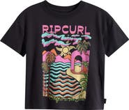 Rip Curl Kids' Half Moon Bay Cotton Graphic T-Shirt