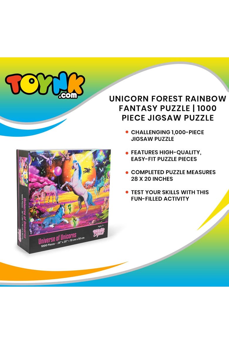 Universe of Unicorns Rainbow Fantasy Puzzle | 1000 Piece Jigsaw Puzzle, Alternate, color, Multi-Color