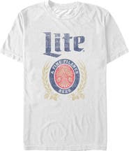 Coors Brewing Company Men's A Fine Pilsner Distressed Graphic T-Shirt