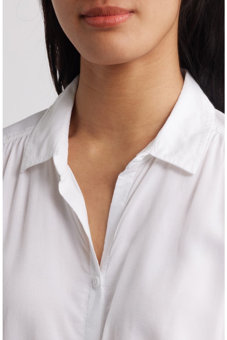 Dara Button-Up Shirt, Alternate, color, WHITE