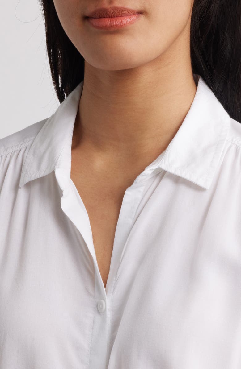 beachlunchlounge Dara Button-Up Shirt, Alternate, color, White