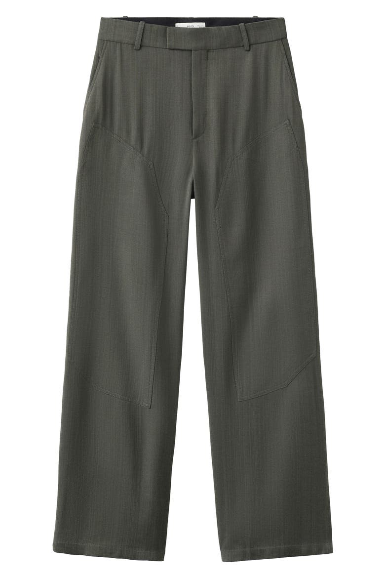 Straight Leg Suit Pants, Main, color, BLACK