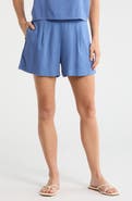 Madewell Solid Linen Blend Shorts