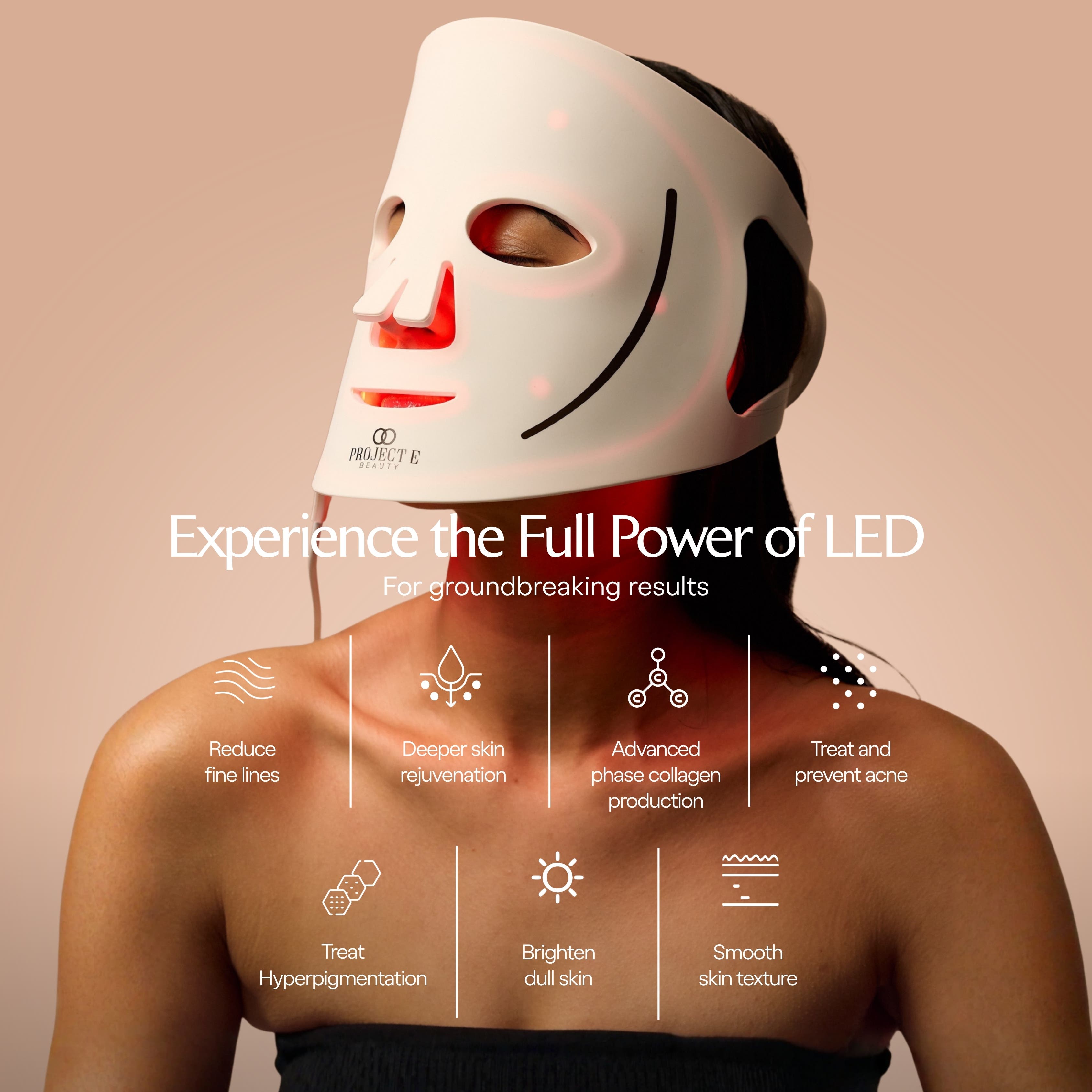 Project E Beauty Lumalux Face Pro LED Light Therapy Mask | Nordstrom