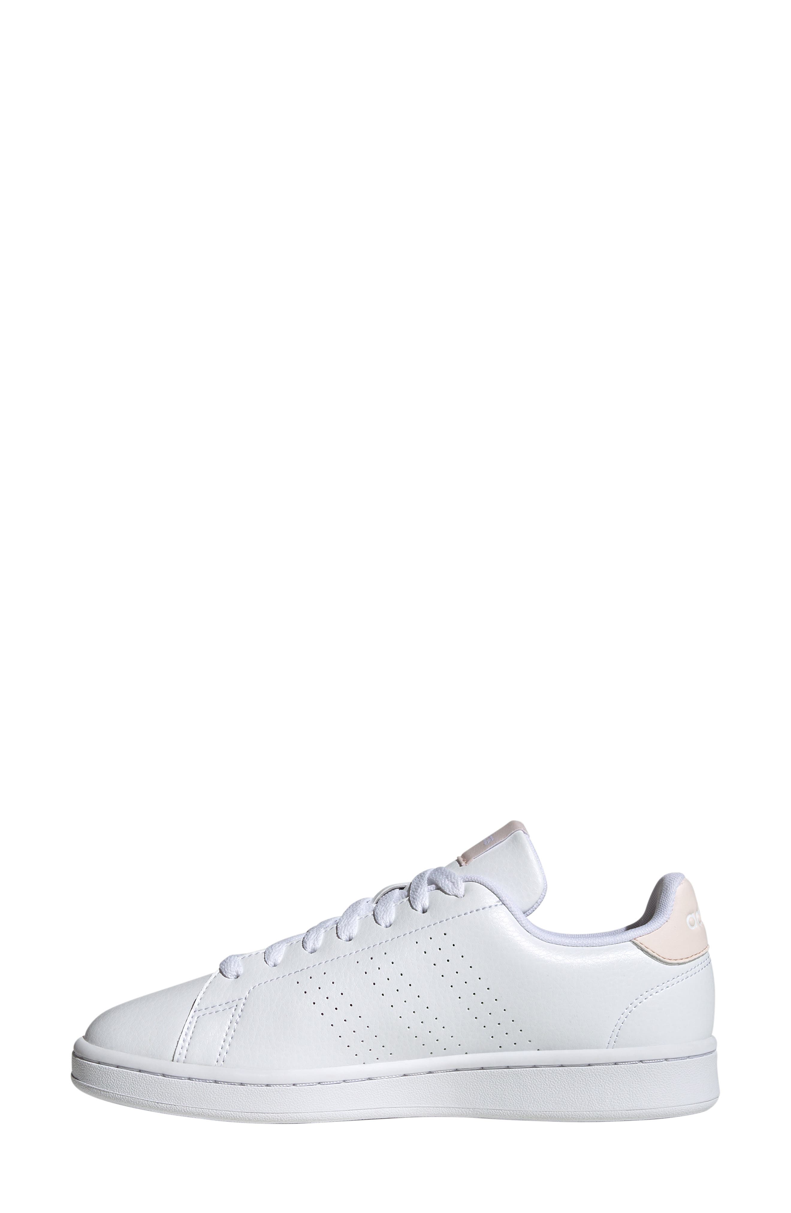 adidas Advance Tennis Sneaker, Alternate, color, White/ White/ Wonder Quartz