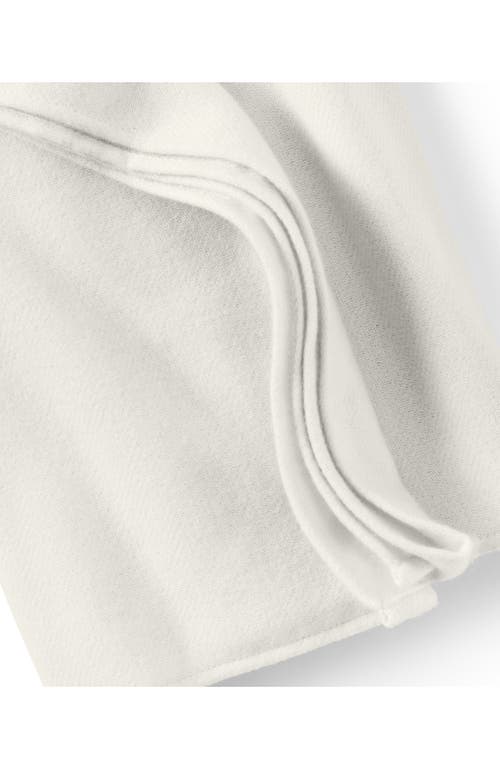 Lands' End Cashtouch Shawl Wrap In White