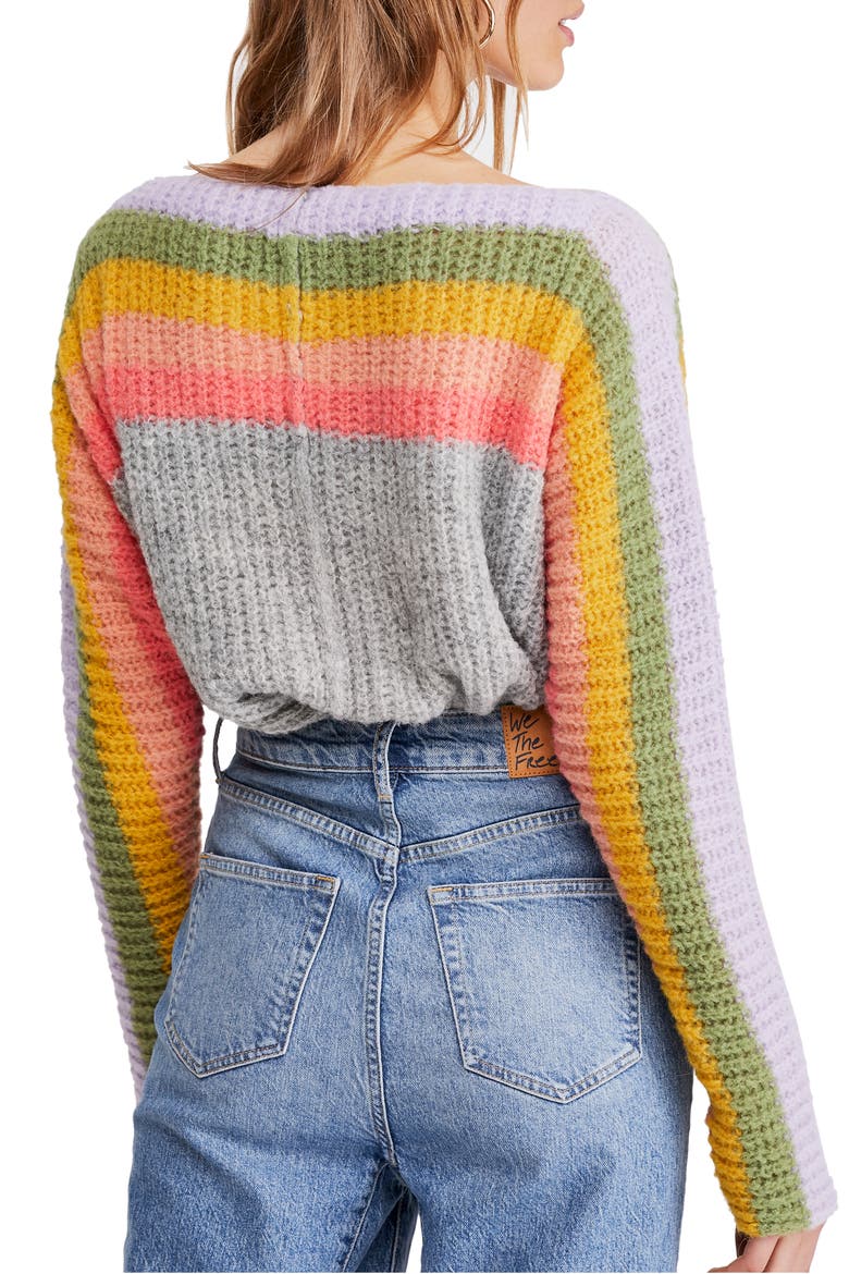 See the Rainbow Sweater, Alternate, color, GREY