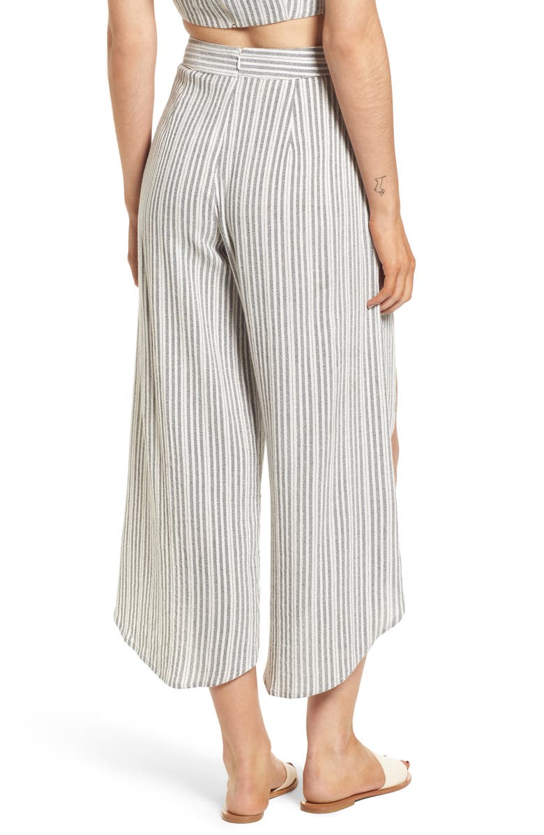 Lost + Wander Kika Stripe Split Culottes, Alternate, color,