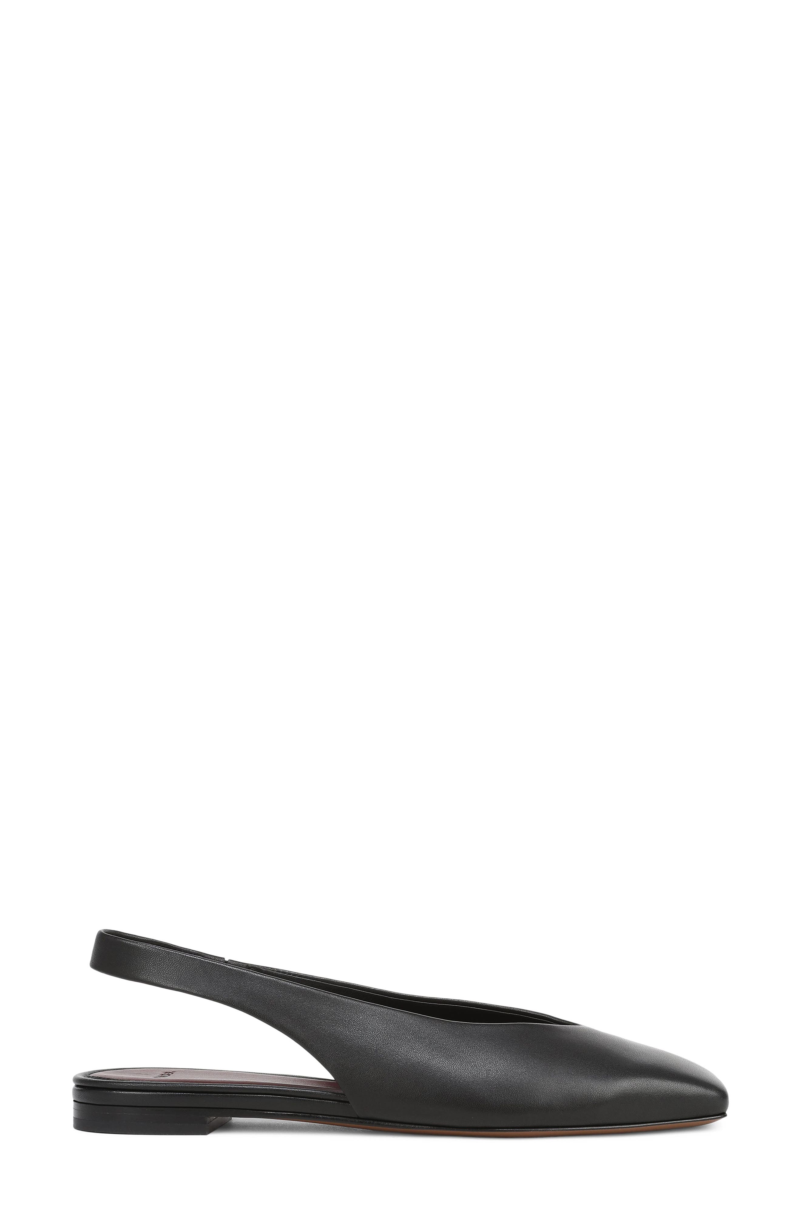 Vince Darlina Slingback Flat, Alternate, color, Black