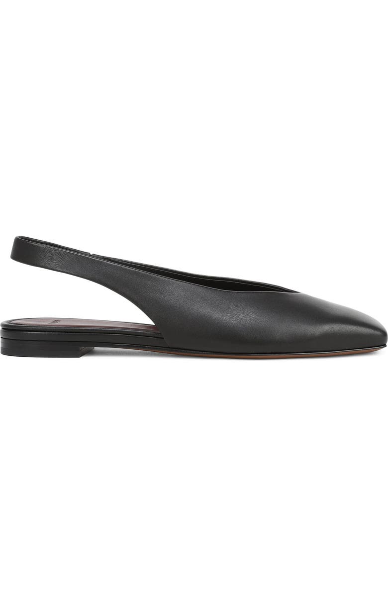 Vince Darlina Slingback Flat, Alternate, color, Black