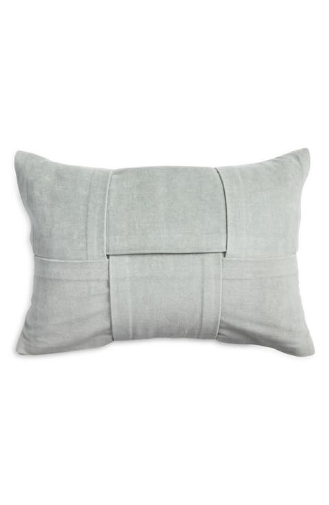 Pleated Velveteen Accent Pillow