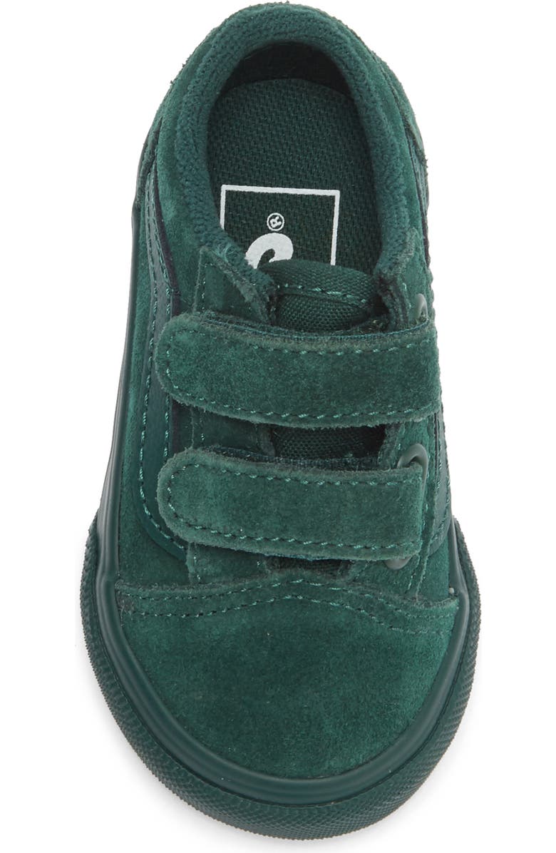 Vans Old Skool V Suede Sneaker, Alternate, color, Suede Emerald